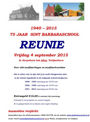 Flyer 75 jaar